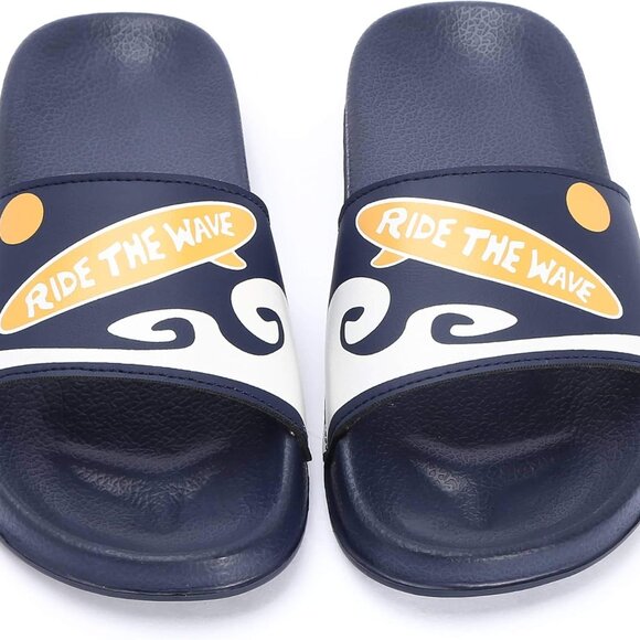 Other - Kids Slides Shoes Non Slip Triangle Geometric Art Sandals Outdoor - Size 2